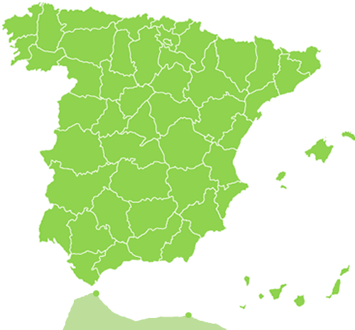 Mapa Provincias Calendarios Laborales España